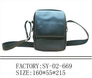 Leather Messager sak zepòl sak Lachin pou gason 2021
